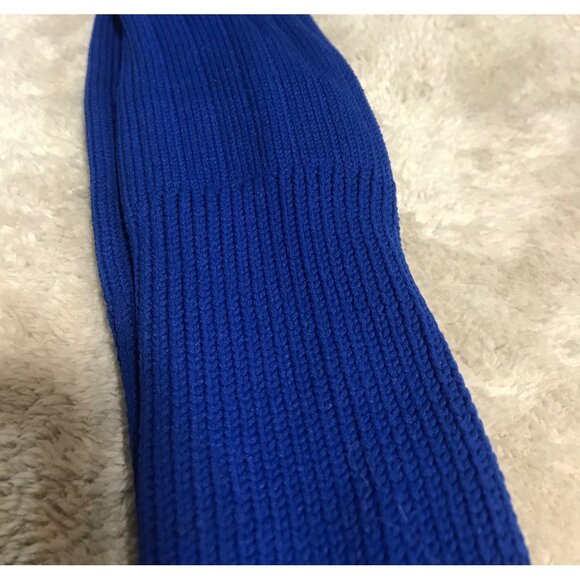Saxon Blue Soccer Socks Nylon Stretch Size 10-13 Shoe Size 7-12 Pack Of 4 - Picture 4 of 6
